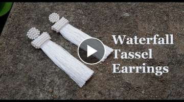 How to make tassel earrings at home